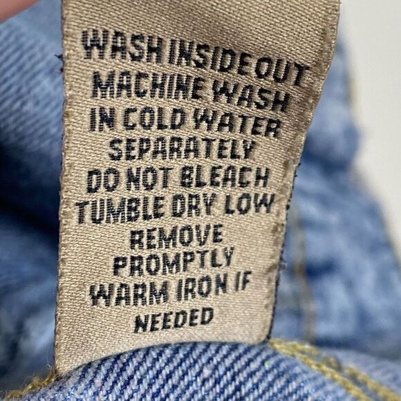 Vintage y2k Highway Jeans Vintage Wash 3/4 Sleeve Button Up Denim Jean Jacket S - Picture 8 of 8